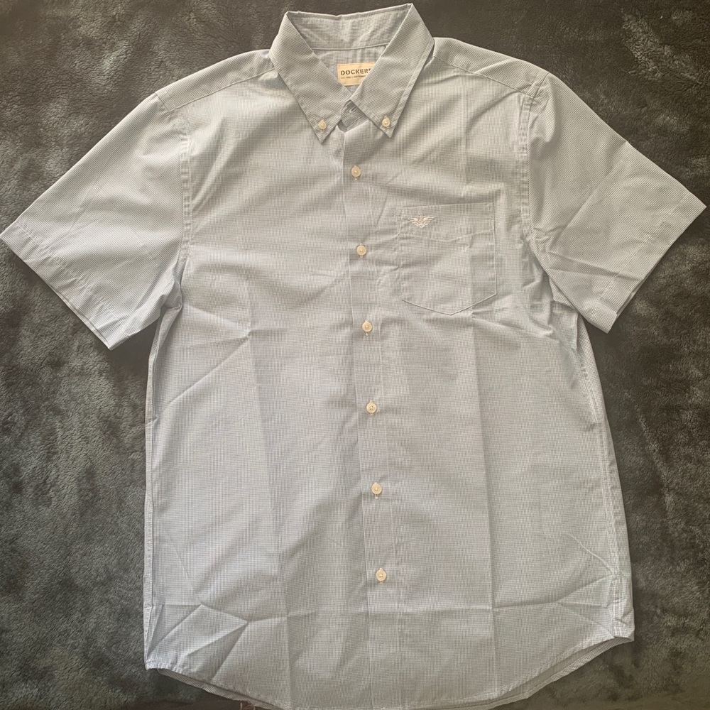 Sky Blue DOCKERS Dress Shirt